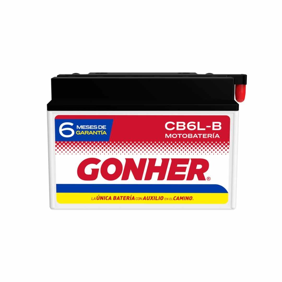 Batería de moto CB6L-B Gonher convencional