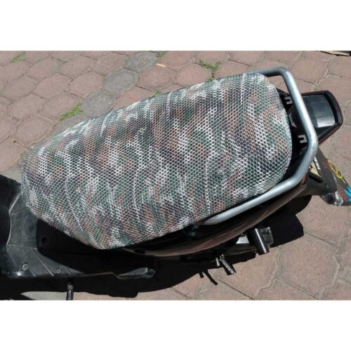 Cubre asiento para moto diseño militar