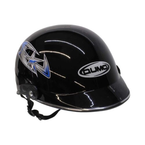 casco de motocicleta de cachucha