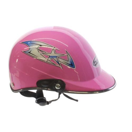 casco de motocicleta de cachucha