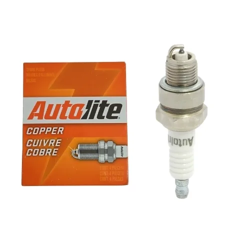 Paquete 4 bujías de cobre Autolite 4123 para moto