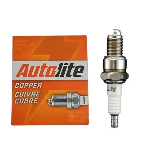 Paquete 4 bujías Autolite 4265 de cobre para moto