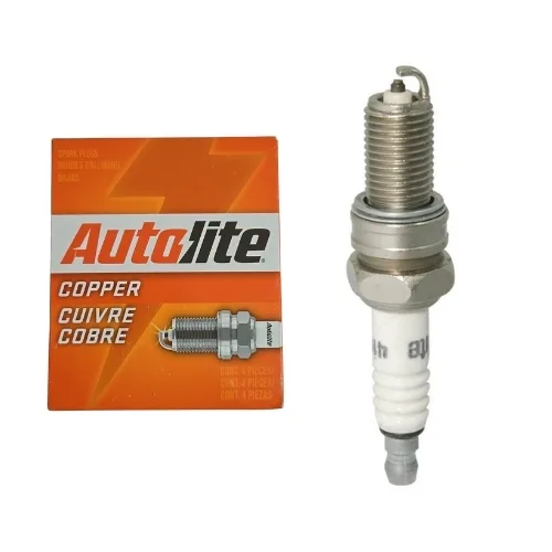 Paquete 4 bujías de cobre Autolite 4164 para moto