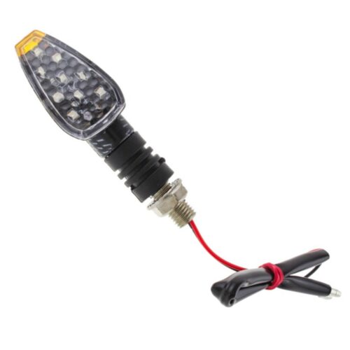 Direccionales rojas para moto 3.5"