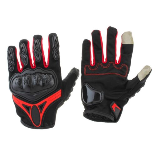 Guantes touch para moto XL navegador rojo