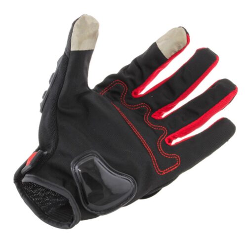 Guantes touch para moto XL navegador rojo