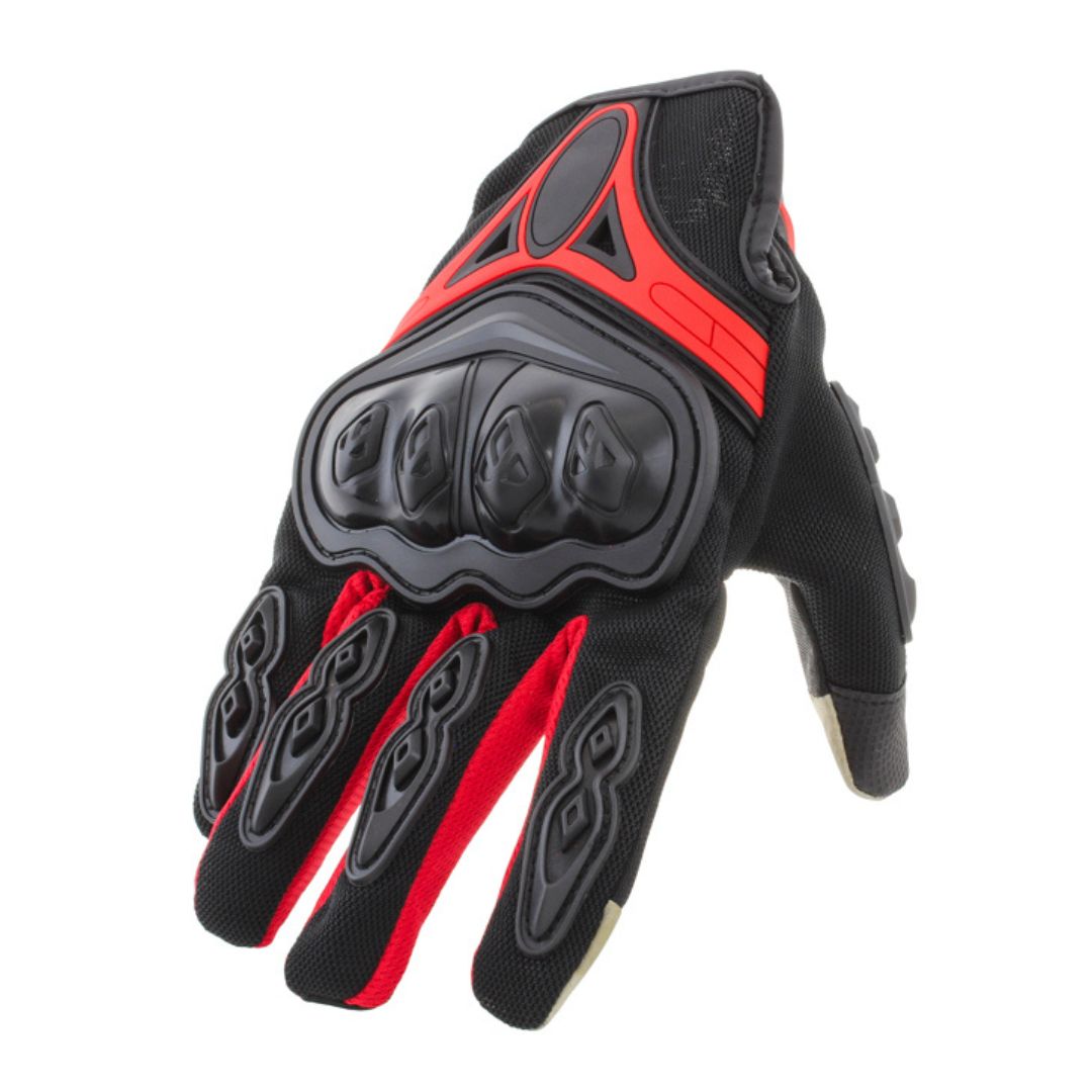 Guantes touch para moto XL navegador rojo