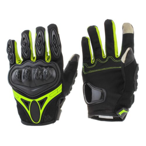 Guantes touch para moto M navegador verde