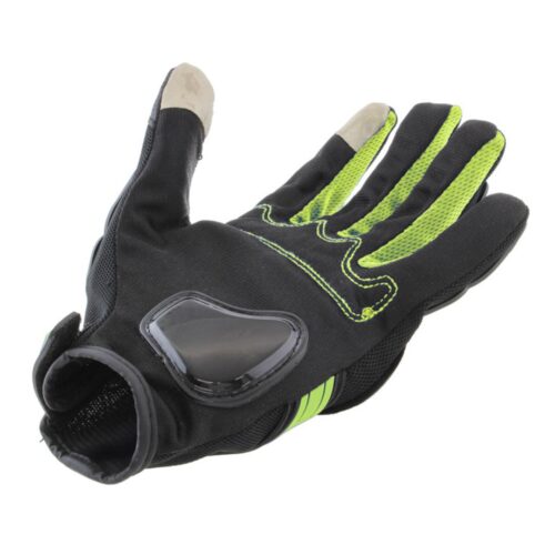 Guantes touch para moto M navegador verde