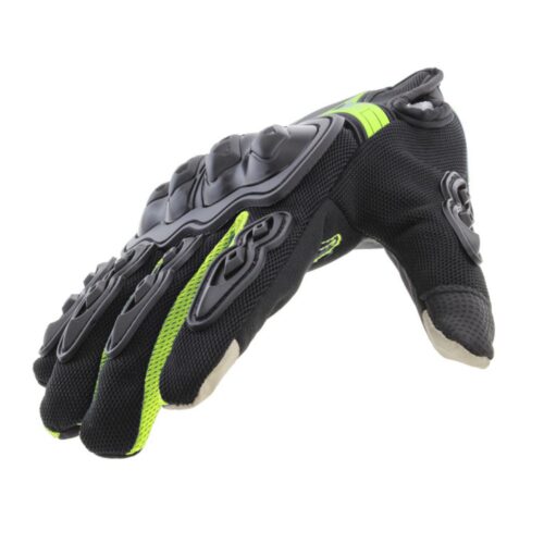 Guantes touch para moto M navegador verde