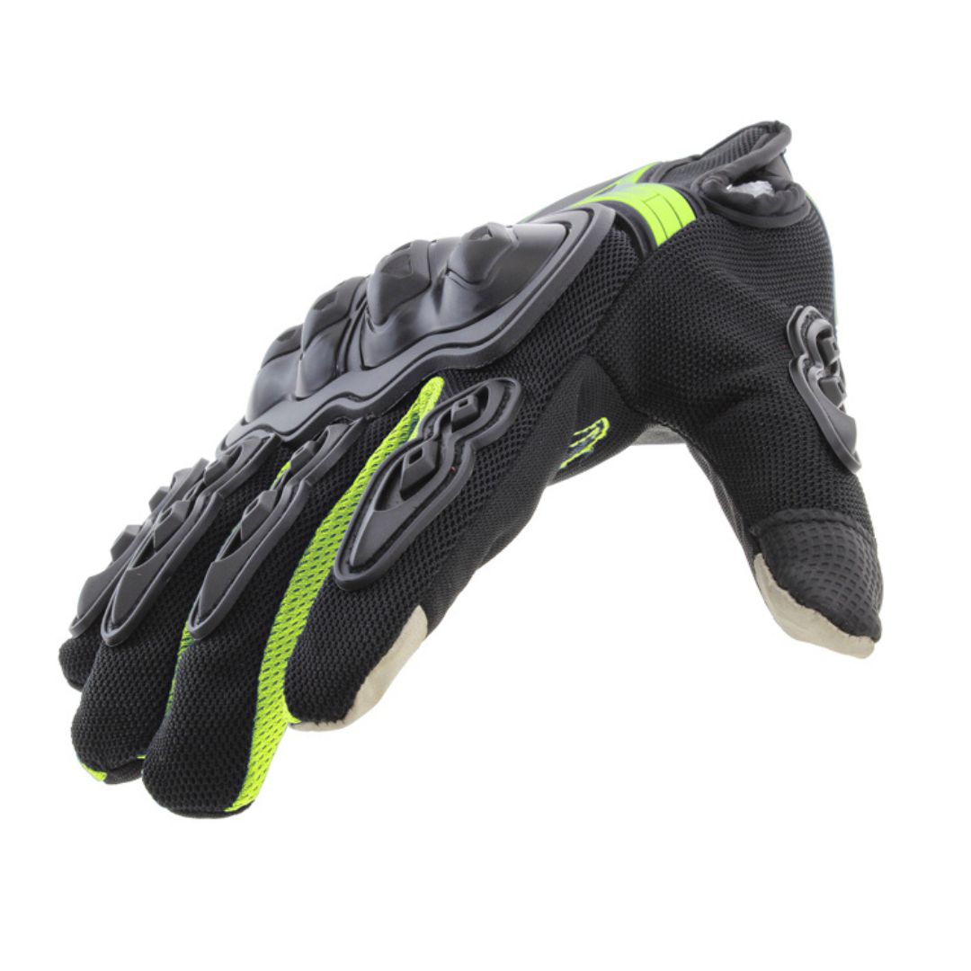 Guantes touch para moto M navegador verde