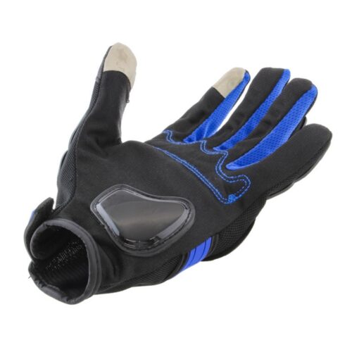 Guantes touch para moto M navegador azul