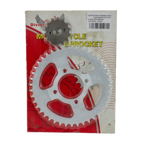 Kit de engranes 428-42T/14T Italika AT110