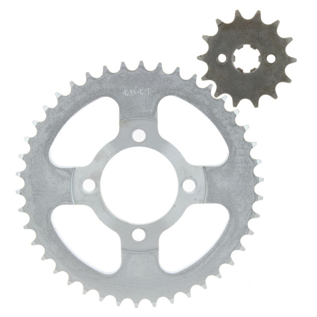 Kit de engranes 428-42T/14T Italika AT110